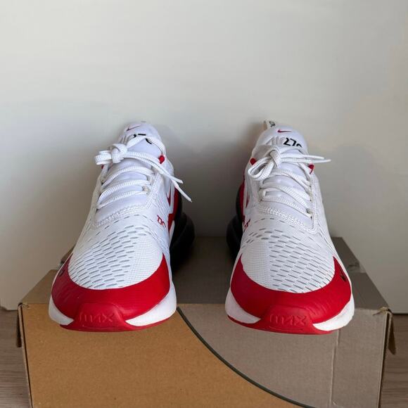 Nike Air Max 270 University Red/ White Men Running Sneakers - SZ 11 main image 4